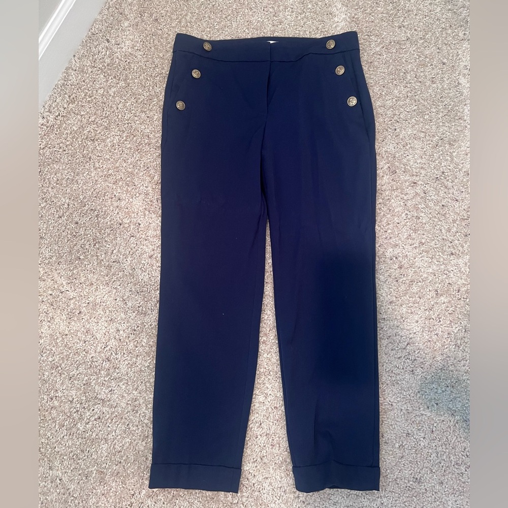 Loft Mariner navy blue pants
